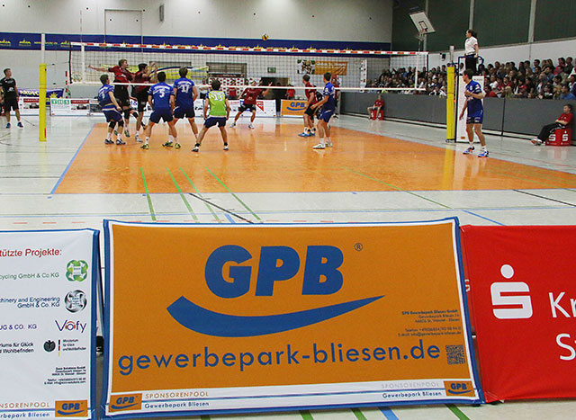 Gewerbepark Bliesen GmbH sponsort TV Bliesen Volleyball